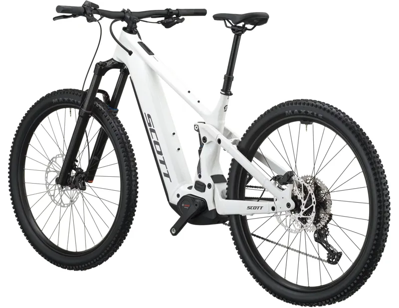 Scott Strike 40 Electric Full Suspension Mountain Bike 2027 in Pearl White-1