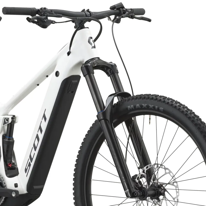 Scott Strike 40 Electric Full Suspension Mountain Bike 2027 in Pearl White-7