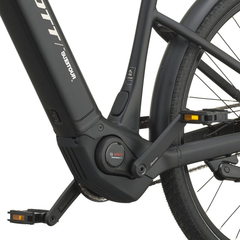 Scott Sub Tour 50 Electric Hybrid Bike 2027 in Black-5