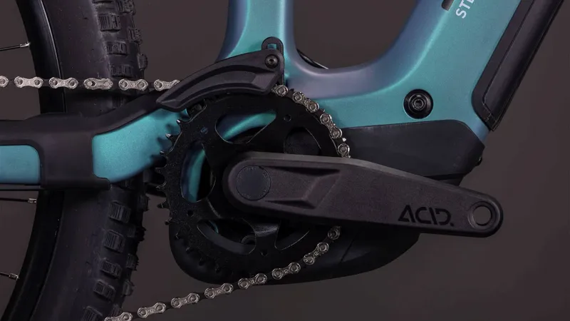 Cube Stereo Hybrid One44 HPC Race 800 Electric Full Suspension Mountain Bike 2026 in Smaragdgrey/Prism-3