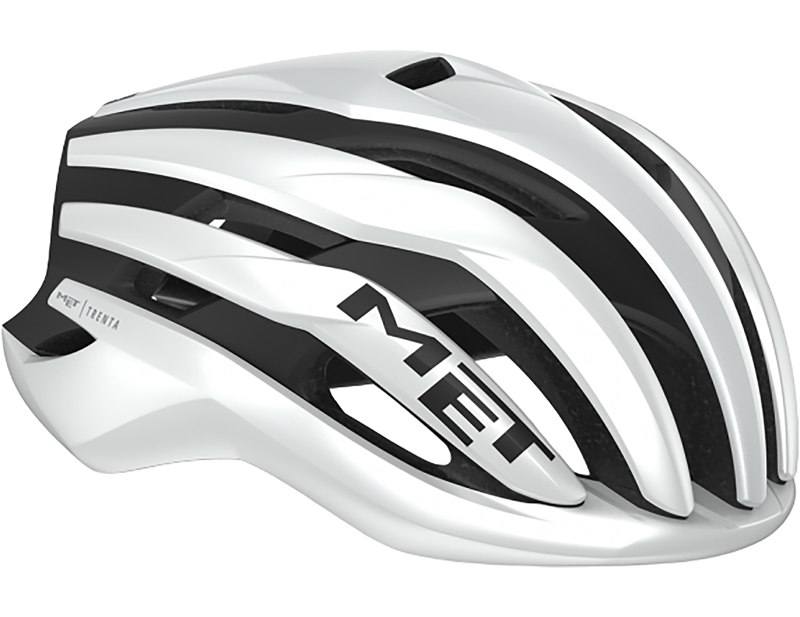MET Trenta MIPS Helmet in White/Black