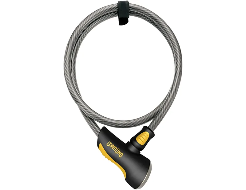 Balfes Bikes Onguard OnGuard Akita 12mm Cable Lock 120cm in Black/Yellow | Free postage over £30, £10 off first order, price match & 0% finance.