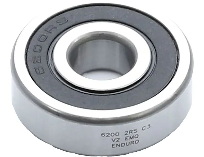 Enduro Bearings S6200 2RS ABEC 3 Stainless Steel Bearing - 9mm