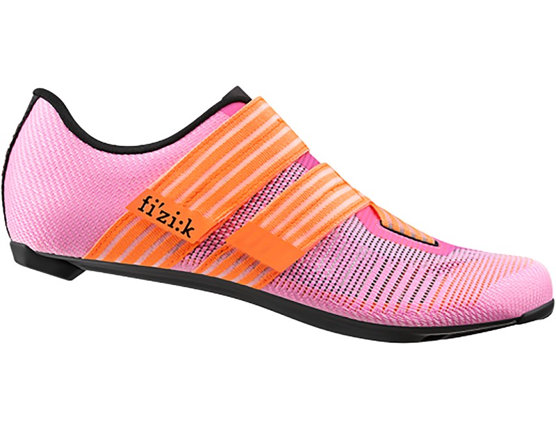 Fizik Vento Powerstrap Aeroweave Road Cycling Shoes in Coral-1