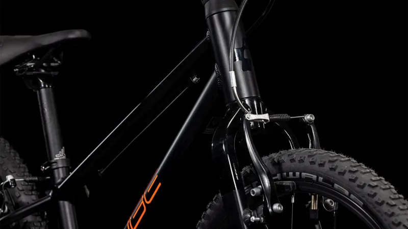 Cube Numove 180 18 Inch Wheel Kids Bike 2025 in Black/Orange-3