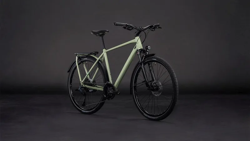 Cube Kathmandu Exc Hybrid Bike 2026 in Pea/Grey-6