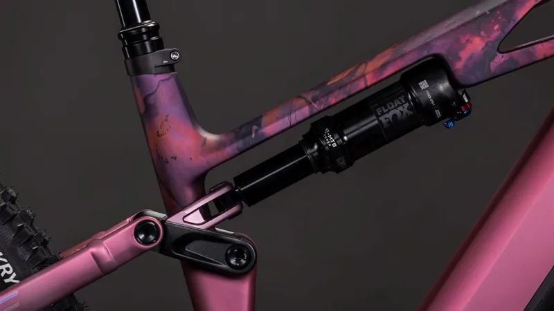 Cube Stereo Hybrid one44 HPC SLX 800 Full Suspension Electric Mountain Bike 2026 in Shiftblush/Art-3