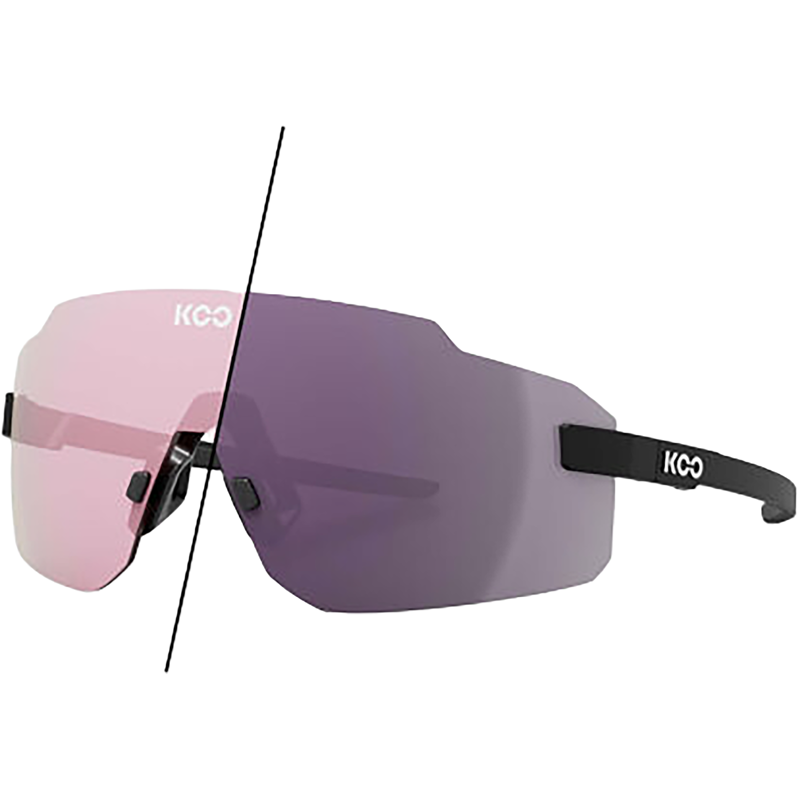 Balfes Bikes Koo Supernova Sunglasses in Black Matt/Photochromic Pink | Free postage over £30, £10 off first order, price match & 0% finance.