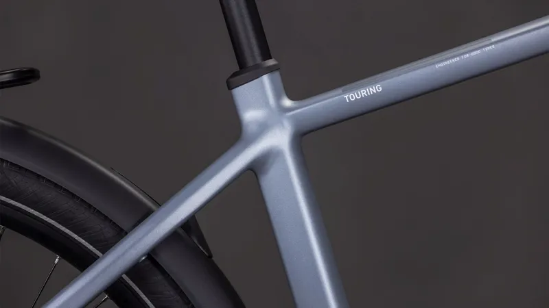 Cube Touring Hybrid Pro 800 Electric Hybrid Bike 2026 in Pearlgrey/Chrome-4