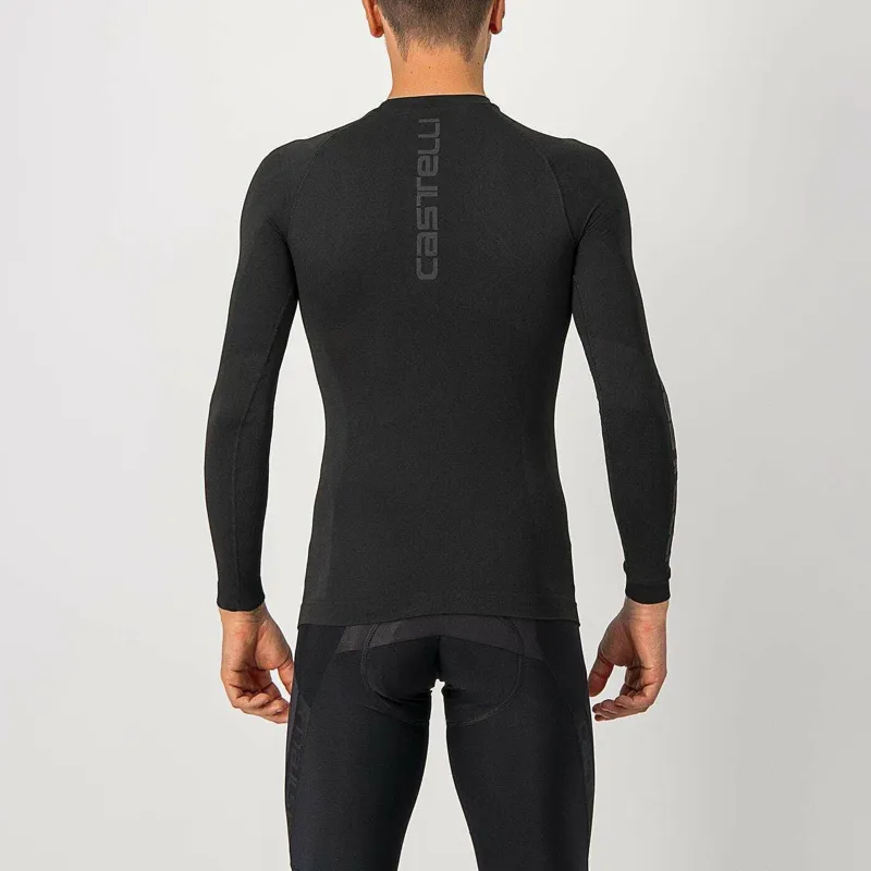 Castelli Core Seamless Long Sleeve Base Layer in Black-1