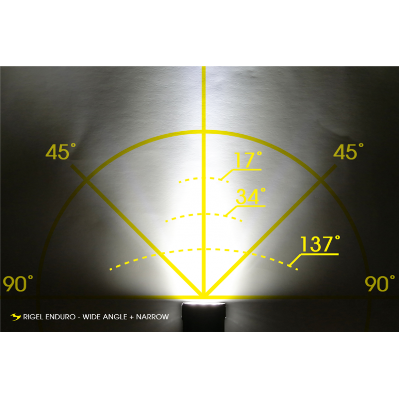 Moon Rigel Enduro 2600lm Rechargeable Front Light in Black-3