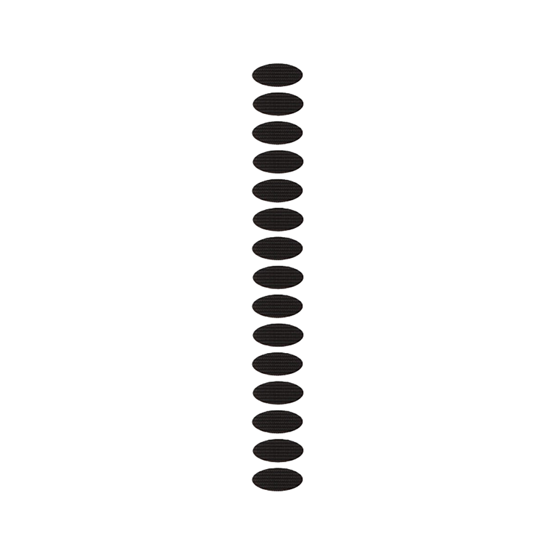 Balfes Bikes Met 15 Velcro Ellipical Stickers Universal Fit in Black | Free postage over £30, £10 off first order, price match & 0% finance.