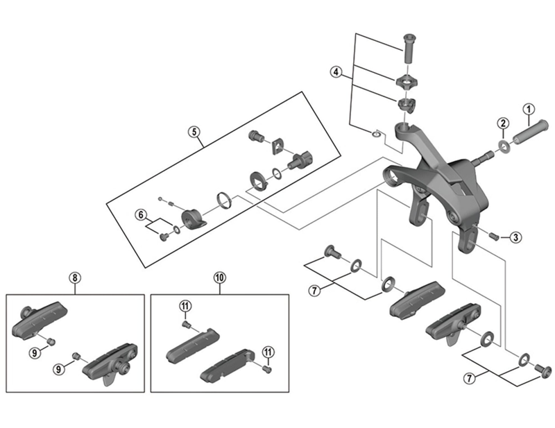 Balfes Bikes Shimano BR-R9100 quick release assembly | Free postage over £30, £10 off first order, price match & 0% finance.