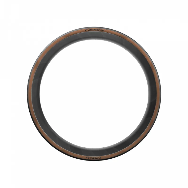Pirelli P Zero Race TLR RS Classic 700x28-32c Tyre in Tan-1
