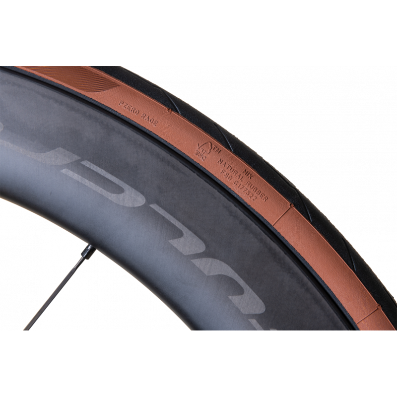 Pirelli P Zero Race TLR RS Classic 700x28-32c Tyre in Tan-6