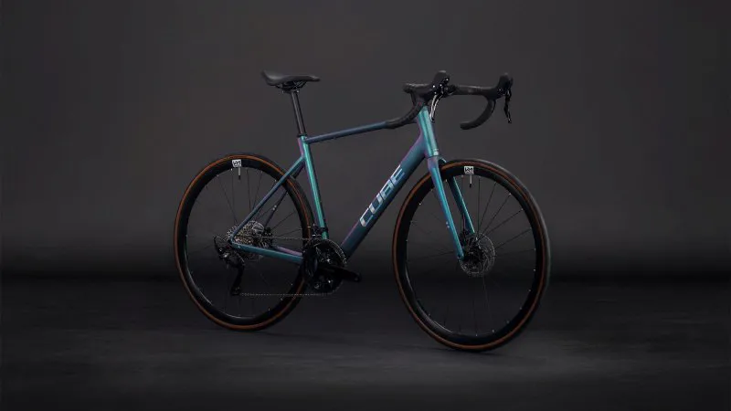 Cube Attain SLX Road Bike 2026 in Smaragdgrey/Prism-6
