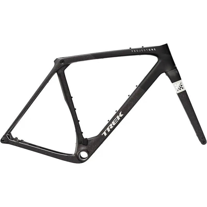 Balfes Bikes Trek Checkmate SLR Gravel Frameset 2026 in Gloss Trek Black/Matte Carbon | Free postage over £30, £10 off first order, price match & 0% finance.