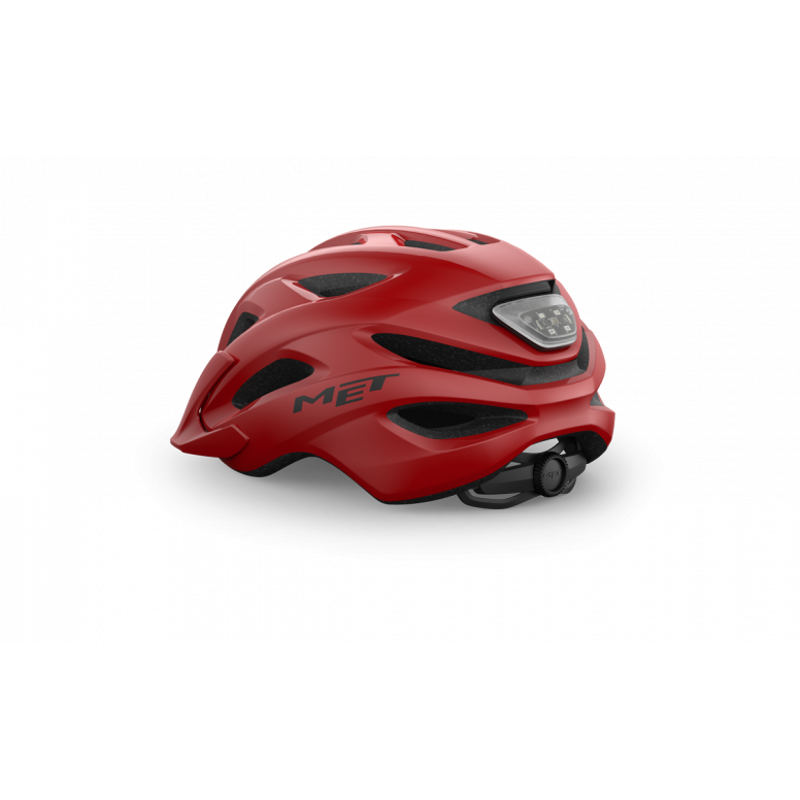 MET Crossover Helmet 52-59cm in Red-3