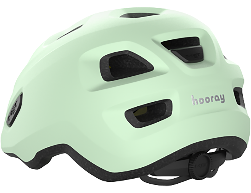 MET Hooray Kids Helmet in Frosty Green-2