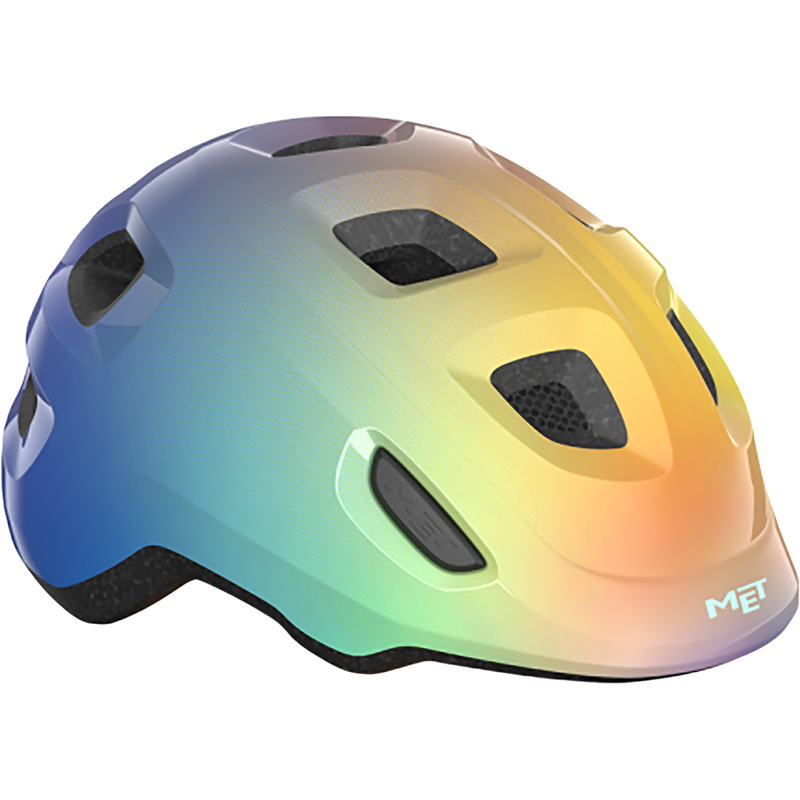Balfes Bikes Met MET Hooray Kids Helmet in Multicolour | Free postage over £30, £10 off first order, price match & 0% finance.