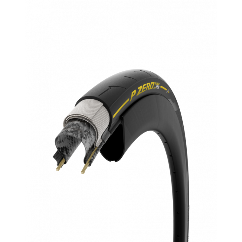 Pirelli P ZERO Race TLR RS 700c x 28-30 Road Tyre in Yellow-1