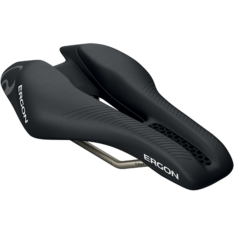 Balfes Bikes Ergon SR Tri Women's Front Position Saddle in Black | Free postage over £30, £10 off first order, price match & 0% finance.