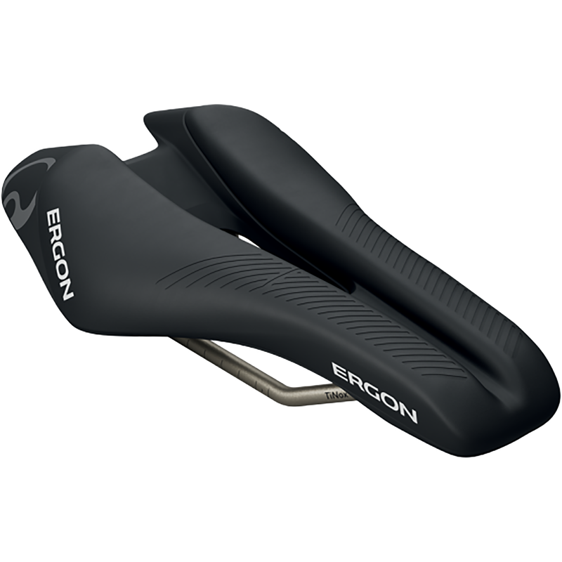 Balfes Bikes Ergon SR Tri Men's Front Position Saddle in Black | Free postage over £30, £10 off first order, price match & 0% finance.