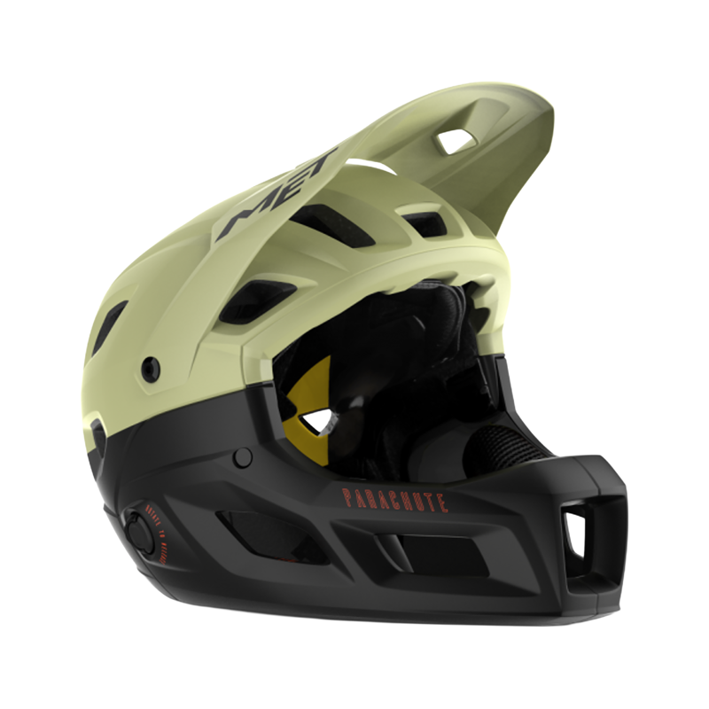 Balfes Bikes Met MET Parachute MCR MIPS Convertible Full-Face Helmet in Green | Free postage over £30, £10 off first order, price match & 0% finance.