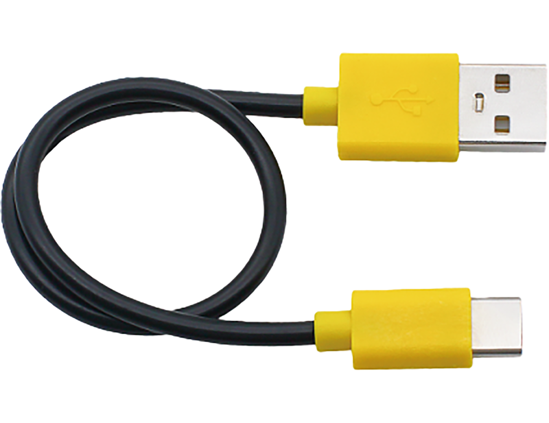 Balfes Bikes Moon Conopus/Helix/Rigel USB Type C Cable in Black/Yellow | Free postage over £30, £10 off first order, price match & 0% finance.