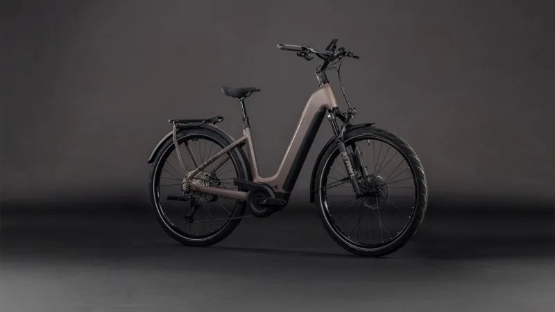 Cube Kathmandu Hybrid Exc 800 EE Electric Hybrid Bike 2026 in Cedar/Chrome-6