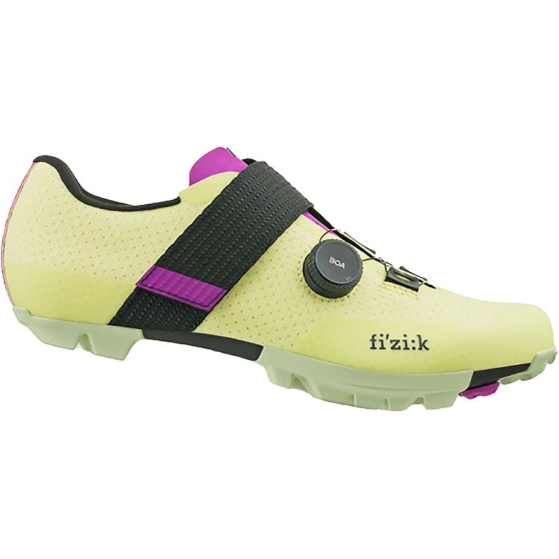 Balfes Bikes Fizik Vento Ferox Carbon XC and Gravel Cycling Shoes in Lime | Free postage over £30, £10 off first order, price match & 0% finance.