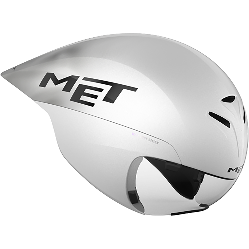Balfes Bikes Met MET Drone II Wide Body Time Trial Helmet in White | Free postage over £30, £10 off first order, price match & 0% finance.