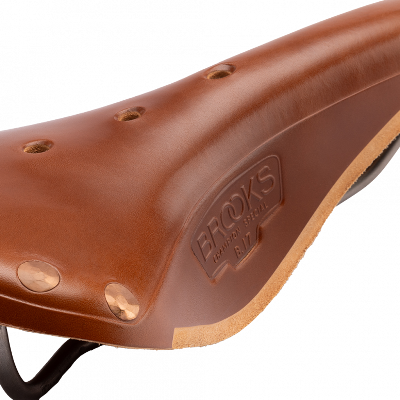 Brooks B17 Special Titanium Leather Saddle in Honey-3