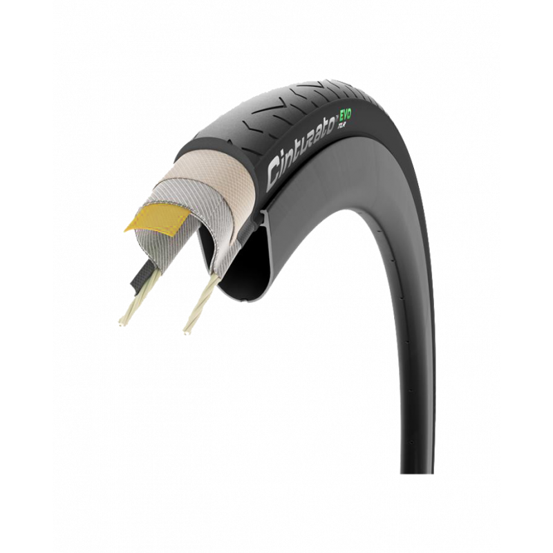PIRELLI Cinturato EVO TLR Tubeless Tyre in Black-3