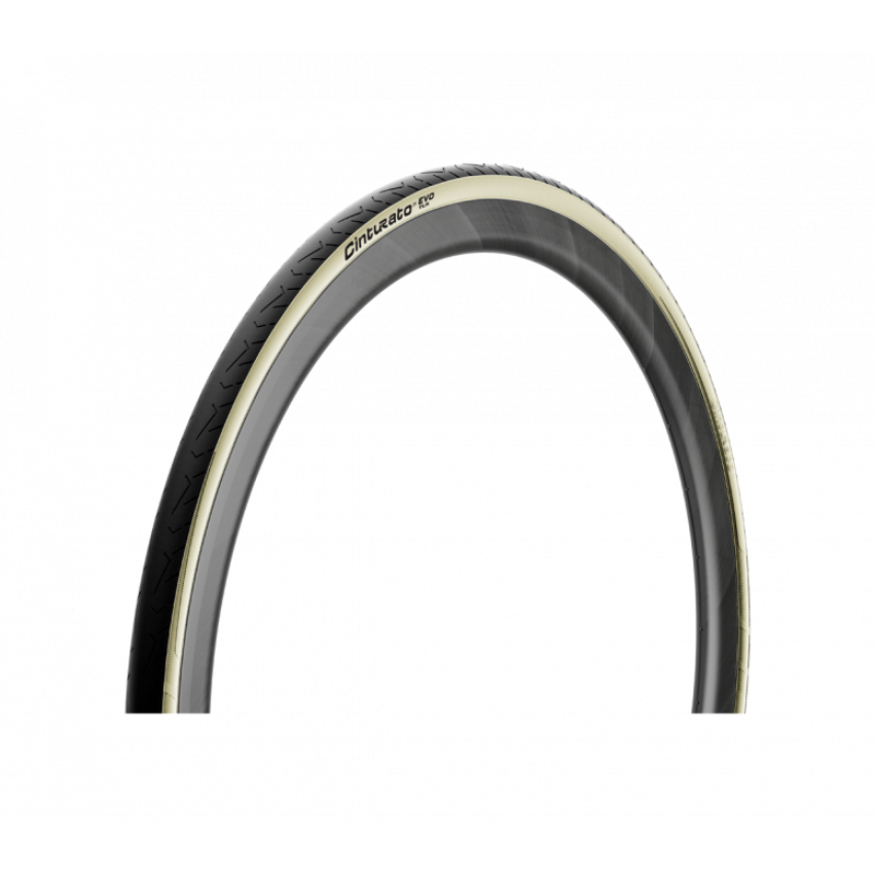PIRELLI Cinturato EVO TLR Retro Tubeless Tyre in Cream-2
