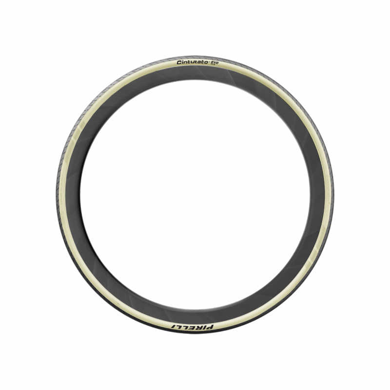 PIRELLI Cinturato EVO TLR Retro Tubeless Tyre in Cream-1