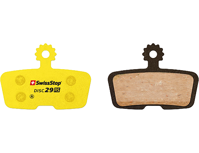 Balfes Bikes Swissstop SwissStop Disc 29 RS Brake Pad Set 25 Pack in Yellow | Free postage over £30, £10 off first order, price match & 0% finance.