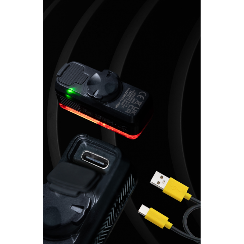 Moon Helix Sense 150lm Rechargeable Rear Light in Black-6