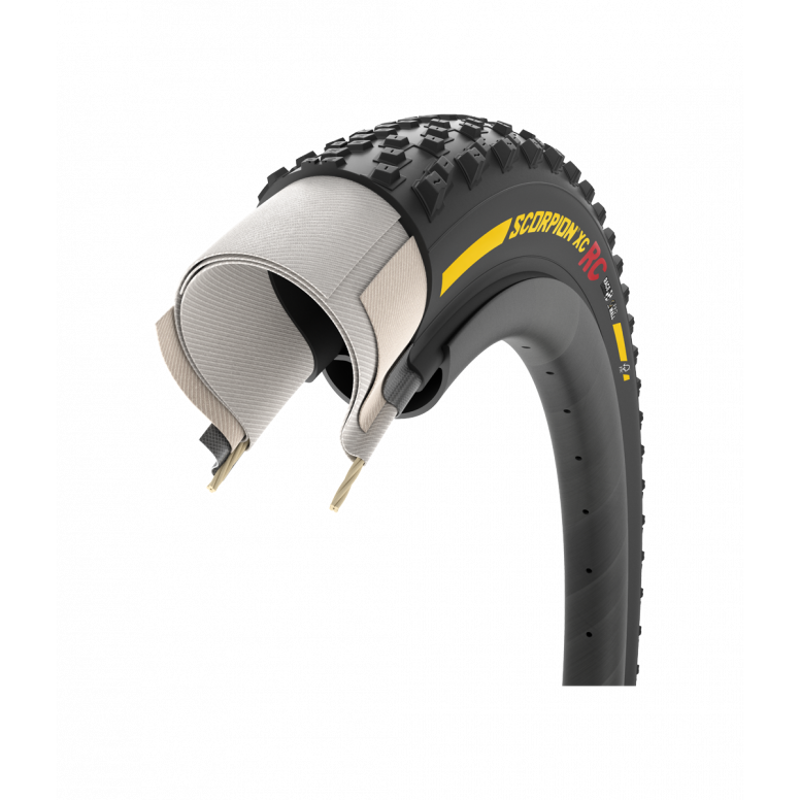 Pirelli Scorpion XC RC Pro Wall 29x2.4 Tyre in Yellow-3