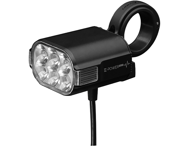 Balfes Bikes Moon E-Power 2000 E-Bike Front Light in Black | Free postage over £30, £10 off first order, price match & 0% finance.
