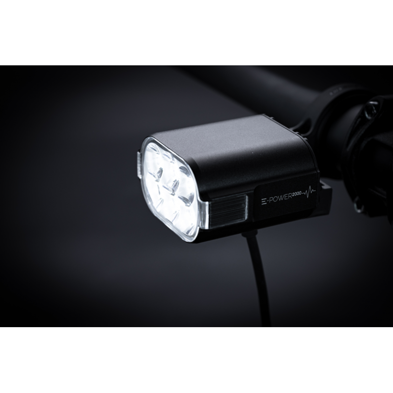 Moon E-Power 2000 E-Bike Front Light in Black-5