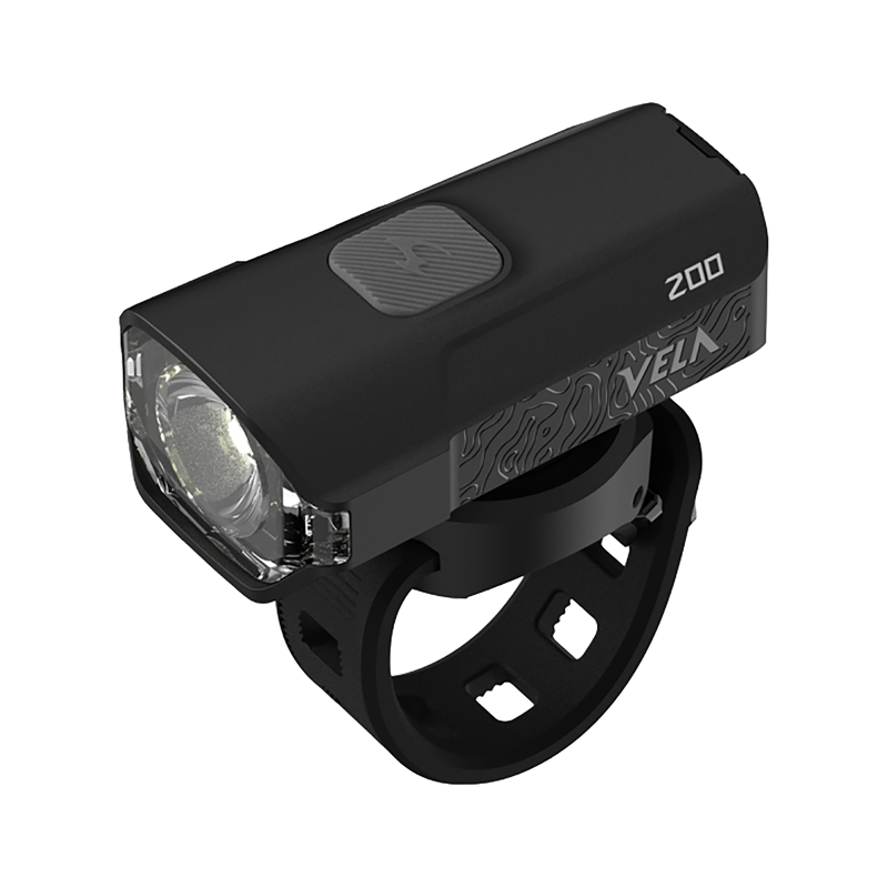 Balfes Bikes Moon Vela 200lm Front Light in Black | Free postage over £30, £10 off first order, price match & 0% finance.