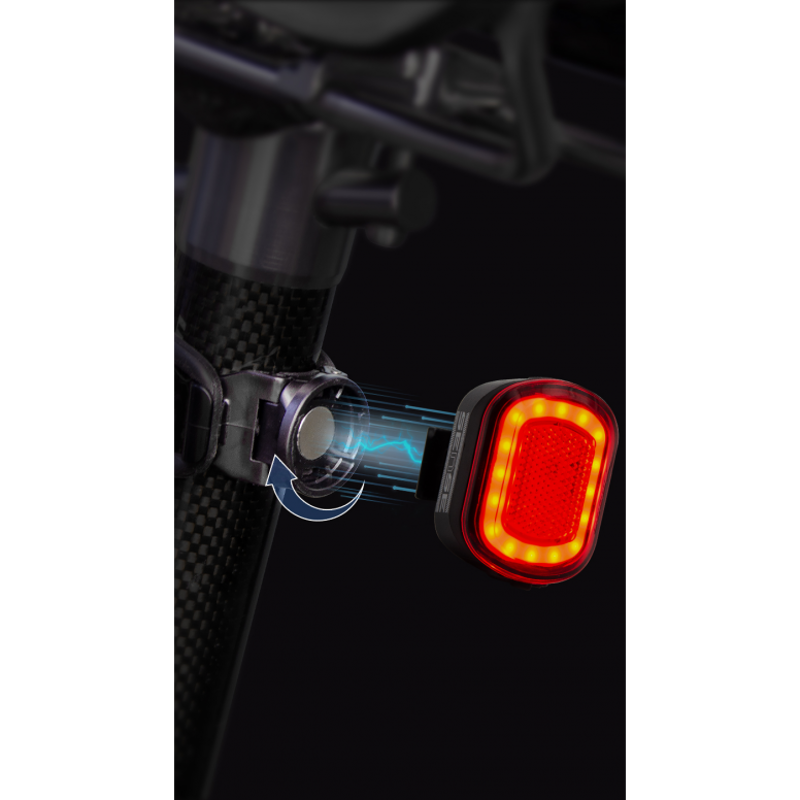 Moon Orion Sense 50lm Rechargeable Rear Light in Black-7