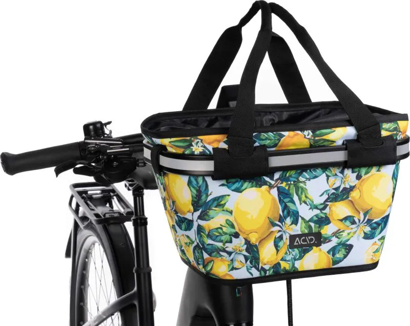 Acid Handlebar Basket City 15 Filink in Yellow-3