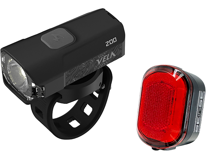 Balfes Bikes Moon Vela 200lm and Orion 50lm Light Set | Free postage over £30, £10 off first order, price match & 0% finance.