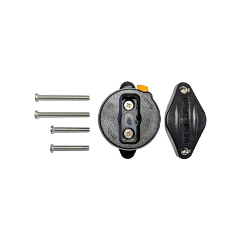 OnGuard D Lock Bracket in Black