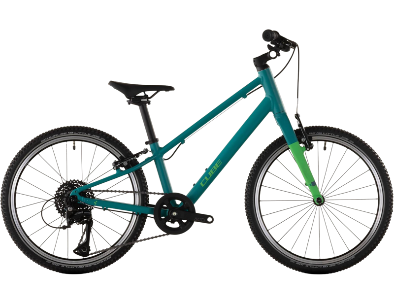 Balfes Bikes Cube Numove 200 20 Inch Wheel Kids Bike 2026 in Seagreen/Green | Free postage over £30, £10 off first order, price match & 0% finance.