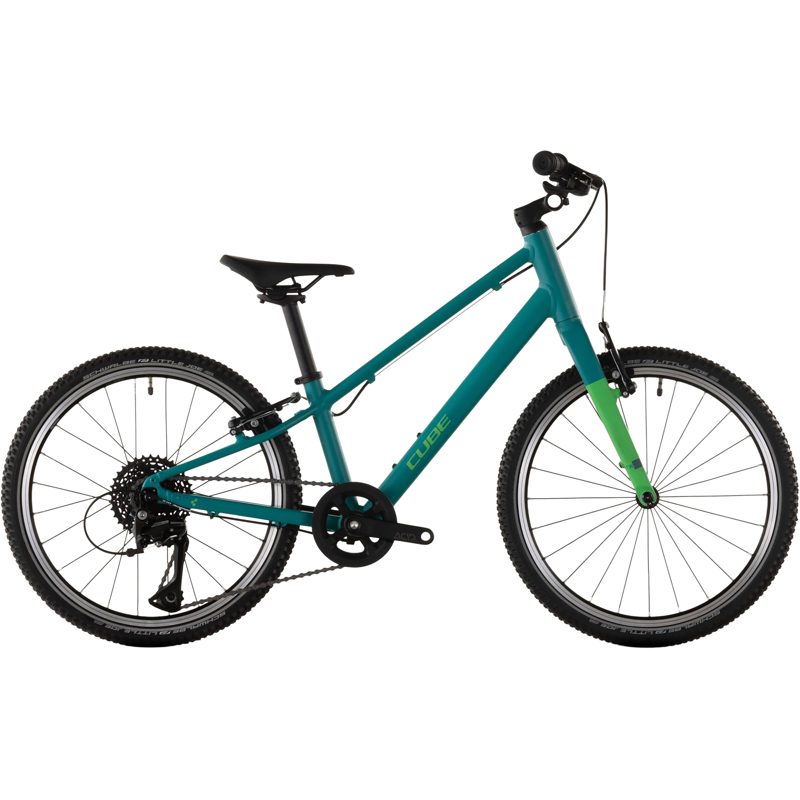 Balfes Bikes Cube Numove 200 20 Inch Wheel Kids Bike 2026 in Seagreen/Green | Free postage over £30, £10 off first order, price match & 0% finance.