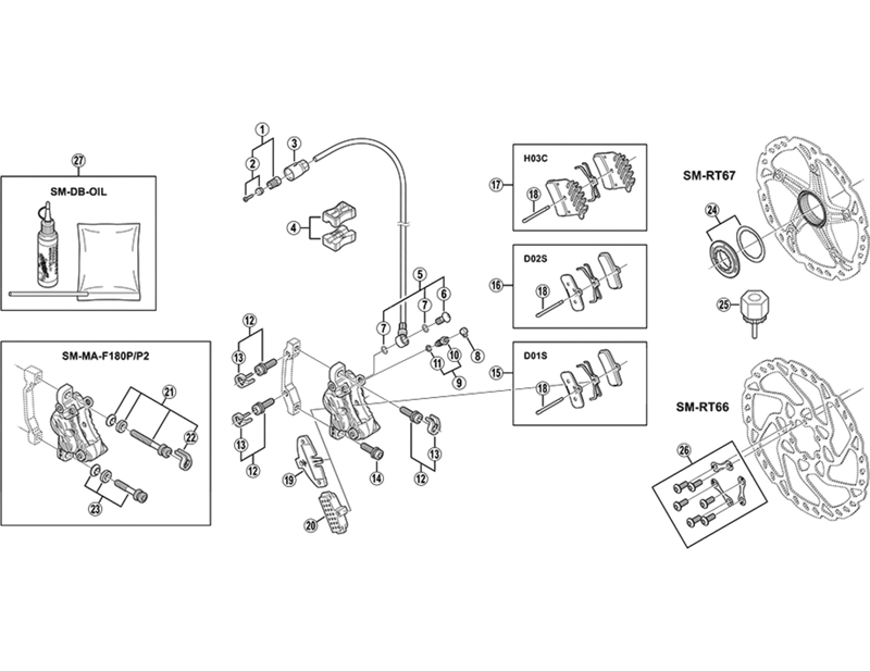 Balfes Bikes Shimano BR-M595 snap ring | Free postage over £30, £10 off first order, price match & 0% finance.