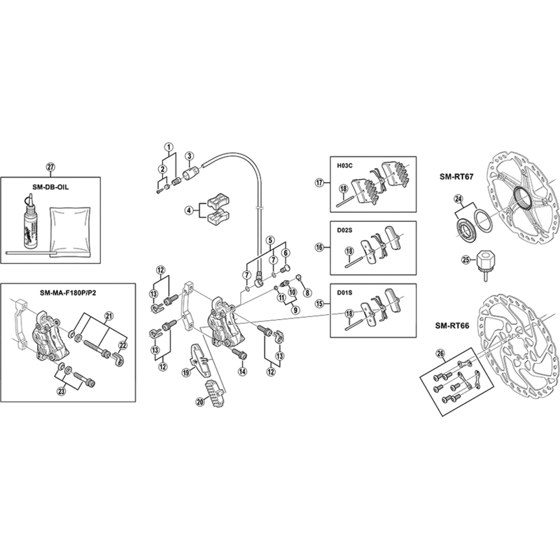 Balfes Bikes Shimano BR-M595 snap ring | Free postage over £30, £10 off first order, price match & 0% finance.